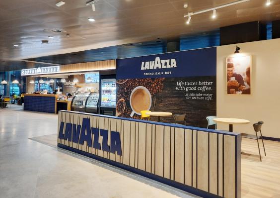 Cafeteria Lavazza en Aeropuerto VLC